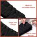 3-Piece Black Spa Face Headband Set for Makeup & Face Washing | Yoga Sport & Shower Elastic Hair Wrap for Women & Girls - Buy Online on GoSupps.com