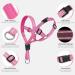 Large Pink Weesiber Dog Muzzle Leash Adjustable Padded Halter for Reducing Pulling | International Shipping - Buy Online on GoSupps.com