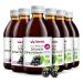 Organic black currant juice 6 Pack (6x250ml) - organic pure black currant -thirking juice - 100% cold -pressed mother juice - without sugar GMO preservatives - vegan - KO - Berriespolska black currant 250 ml (6 Pack)
