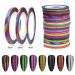 Lmoikesz 14pcs Nail Art Striping Tapes - Easy to Apply Multicolored Design for Trendy Nails - Buy Online on GoSupps.com