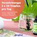 Pure Alfalfa Chlorophyll Drops 50ml - Vegan Lab-Tested No Additives - 200mg Daily Dose - International Shipping Available - Buy Online on GoSupps.com