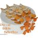 Buy Pre-Cut Orange Butterflies Edible Rice Paper Cupcake Toppers | Perfect for Birthdays Weddings & Baby Parties - International Shipping Available - Buy Online on GoSupps.com