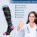 Buy DRESHOW Compression Socks for Women & Men - 7 Pairs L-XL for Sports Running Air Travel & Cycling - Best International Shipping - Buy Online on GoSupps.com