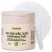 LivaClean 60 CT 20% Glycolic Acid Peel Pads with Aloe Vera Resurfacing Toner Pads for Face Exfoliating Wipes for Fine Lines Wrinkles Large Pores Textured Skin Includes Tweezer