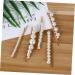 Beaupretty Hair Set bridal pearl hairpiece white pearl jewelry flower hairpins hair clips pearl barrette ties hair for women girls barrettes for women bride European and American Clips - Buy Online on GoSupps.com