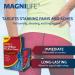 MagniLife Leg & Back Pain Relief Cream - Fast-Acting Sciatica Pain Relief | Soothes Burning, Tingling, Stabbing Pains | Aloe & Calendula | 4oz - Buy Online on GoSupps.com