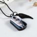 Personalized Pet Cremation Urn Necklace - Custom Photo & Text Engraved Dog Ashes Keepsake Holder - Memorial Cat or Dog Tag Urn Necklace - Buy Online on GoSupps.com
