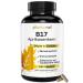 180 Apricose seeds capsules with 1100mg apricot core extract per day (2 capsules) with vitamin B17 + natural vitamin C made of rosehip + piperine - 3 monthly supply with 90 portions of Plantomol 180 pieces (1 Pack)