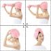 Premium Pink Hair Turban Towel with Button | Microfiber Head & Long Hair Towel for Quick Drying - International Shipping Available - Buy Online on GoSupps.com