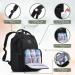 KiddyCare 15-Pocket Backpack & Wrap - Durable Maternity Bag with Isotherm Bottle Compartment - Dark Gray - Buy Online on GoSupps.com