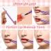 WLLHYF 3PCS Dual End Lip Brush Concealer Brushes Retractable Lipstick Eyeshadow Foundation Makeup Brush Travel Size Lipstick Brush With Cap(Gold/Purple/Black) - Buy Online on GoSupps.com