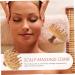 Healvian 3ST Massage Comb - Portable Wooden Shampoo Brush for Professional Hair Care | Comfortable Hand Massage Hairbrush - Buy Online on GoSupps.com