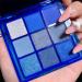 Paminify 9-Color Blue Eyeshadow Palette | Pressed Pigment Glitter & Matte Shades | Long-Lasting Makeup Powder - Buy Online on GoSupps.com