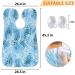 Watercolor Seashells Beard Bib Apron | Non-Stick Waterproof Hair Catcher for Men | Grooming Cape with Suction Cups | Perfect Gifts for Men - Buy Online on GoSupps.com
