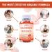 Magnesium Glycinate Gummies 400mg with L-Theanine Phosphatidylserine Sleep Stress & Muscle Relief for Adults & Kids Non-GMO Vegan Sugar Free 60 Gummie Strawberry Flavor - Buy Online on GoSupps.com