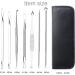 Blackhead Remover Kit Professional Stainless Pimple Comedone Extractor treatment for Blemish Whitehead Popping Tweezers Kit (Tools Kit 7 Pcs) - Buy Online on GoSupps.com