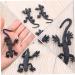Feltelectr 10-Pack Halloween Gecko Toys - Creepy Simulation Gifts & Decor | Black 3.5x8cm Models for Spooky Fun - Buy Online on GoSupps.com