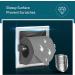 Contemporary Brushed Nickel Recessed Toilet Paper Holder - Hotel Style Wall Mount Tissue Holder with Rear Mounting Bracket - Buy Online on GoSupps.com