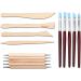 Blisstime 42-Piece Clay Sculpting Tool Set with Wooden Handles - Pottery Carving Kit - Buy Online on GoSupps.com