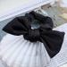 Inilbran Boho Silk Hair Bow Rope Scrunchies Black Silky Bow Hair Band Hair Ties Vintage Elastic Hair Tie Ropes French Bowknot Ponytail Scrunchy Hair Ties Hair Accessories for Women and Girls Headdress - Buy Online on GoSupps.com