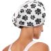 Black Graffiti Paw Dry Hair Cap Set - Quick Drying Towel & Button Headband | Super Absorbent Soft & Comfortable - International Shipping Available - Buy Online on GoSupps.com