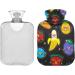 Naanle Funny Cartoon Fruits 1L Hot Water Bottle - Transparent Warm Steadl for Pain Relief & Cold Therapy - Ideal for Bed Hands & Feet - Buy Online on GoSupps.com
