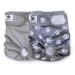 Hisprout Female Dog Diaper Reusable Washable Durable Dog Diapers Pants Gray Footprints MM Gray Footprints