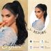 Sofeiyan Long Wavy Drawstring Ponytail Extension 24 Inch Clip in Ponytail Hair Pieces Synthetic Natural Curly Ponytail Hair Extensions Hairpieces for Women Daily Use Off Black - Buy Online on GoSupps.com