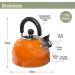 Buy Milestone Camping Whistling Kettle - Stainless Steel Teapot for Indoor & Outdoor Use - Perfect for Camping Hiking & Picnics - Fast International Shipping - Buy Online on GoSupps.com