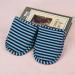 Keenso Reisen Foldable Slippers - Soft Cotton Slide-Resistant Indoor & Travel Slippers for Men | Portable & Reusable Light Blue Stripes - Buy Online on GoSupps.com