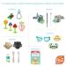 RaZbaby JollyPop Pacifier Holder with Detachable Bunny Pacifier - USA Made Silicone, Machine Washable - Ages 0M+, Easy to Hold - Buy Online on GoSupps.com