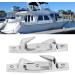Stainless Steel 6-inch Mooring Cleat Set for Boat Anchoring | Hollow Fair Design | Marine Grade Metal | Boat Mooring Accessories - Buy Online on GoSupps.com