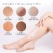 4 Step Lavender Foot Spa Pedicure Kit for Dry Cracked Feet - Bath Salt, Foot Cream, Scrub - Exfoliating Foot Care Set - Buy Online on GoSupps.com