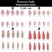 Matte Press-on Nail Art Kit - 576 Pieces, 24 Grids w/ Acrylic False Nails & Accessories - Buy Online on GoSupps.com
