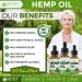 Nature's Beneficials Organic Hemp Oil Extract Drops 2000mg - Omega 3 6 9 Fatty Acids - Non-GMO Ultra-Pure CO2 Extract - Buy Online on GoSupps.com