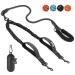 Slowton double linen for 2 dogs 360 rotatable reflective dog leash with two padded handles comfortable shock-damping walking training dog leash for small medium-sized dogs (3-16kg) 2 handles-m (3-16kg) black