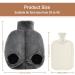 Mokani 2-in-1 Foot Warmer | Electric-Free Heating | Soft Flannel Cover & 2L Rubber Hot Water Bottle for Pain Relief | Perfect for Men & Women | Gray 40x35cm - Buy Online on GoSupps.com