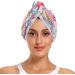 Colorful Doodle Star Dry Hair Cap & Button Headband Set | Quick Drying Super Absorbent Towel | Soft & Comfortable | International Shipping Available - Buy Online on GoSupps.com
