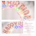 Acenail Light Up Happy Birthday Headband Pink LED Birthday Crown Glowing Birthday Hair Hoop Birthday Party Props Decorations Birthday Gifts Birthday Hair Accessories for Women and Girls - Buy Online on GoSupps.com