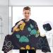 Waterproof Barber Cape - Blue Cat's Paw & Cheetah Haircut Bib for Men & Women | Unisex Hair Cutting Cape - Buy Online on GoSupps.com