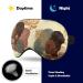 LynaRei Tropical Palm Leaves Sleep Mask for Women - Adjustable Strap Eye Cover for Blocking Out Light - Buy Online on GoSupps.com