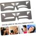 Housoutil 10 Pcs Eyebrow Ruler Makeup Measure Template Brow Mapping Eyebrow Stencil Eyebrow Shape Supplies 20x4.8cmx5pcs As Shownx5pcs - Buy Online on GoSupps.com