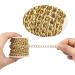 16.4ft Twisted 2mm Aluminum Curb Chain | Golden Plated for Jewelry Making | Pendant Necklace Chain Spool | 1Gold-10x6.5x1.8mm - Buy Online on GoSupps.com