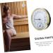 Happyyami Sauna Thermometer & Hygrometer Set - 2 Pack Moisture Measuring Tool for Accurate Temperature Monitoring - Durable ABS Material - Perfect for Home Saunas - Buy Online on GoSupps.com