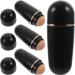 VICASKY Lot de 4 Boules Absorbantes D'huile Mini en Pierre Volcanique Naturelle Boule Ronde pour Visage Matifiant Bille Multi-usages pour Contr le du S bum et Soin Peau Quotidienne