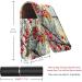 Travel Lipstick Organizer Case - Portable Makeup Bag with Mirror | Watercolor Red Tree Leaves Bird R306x6iedn - Shop Internationally - Buy Online on GoSupps.com