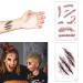 Molain 10pc Temporary Tattoo Stickers - Horror Bloody Wound Stitch Scar Scab Halloween Easter Decorations for Women, Men, Kids - Buy Online on GoSupps.com