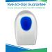 ViveSole Gel Heel Cups (Pair) - Plantar Fasciitis Relief - Silicone Inserts for Bone Spurs & Achilles Treatment - Support Protectors for Men & Women - Blue SM - Buy Online on GoSupps.com