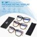 JM 3-Pack Classic Square Reading Glasses - Fashion Oversized Blue Light Filter Glasses for Women & Men - Mixed Strength 1.0x - Buy Online on GoSupps.com