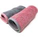 Homelevel 2x Terry Hair Turban with Button - Quick-Drying 100% Cotton Hair Towel Set in Old Pink & Light Gray - Buy Online on GoSupps.com